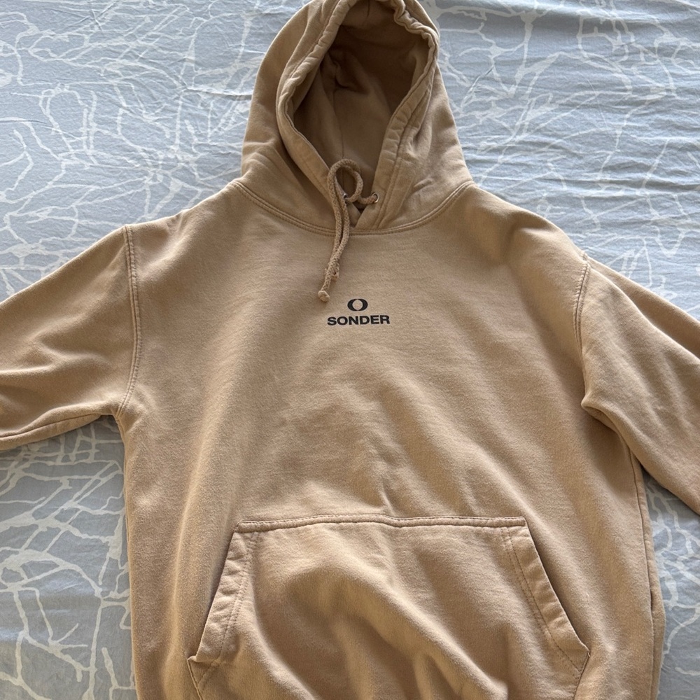 Dermot Kennedy Sonder Unisex Pullover Hoodie in Tan